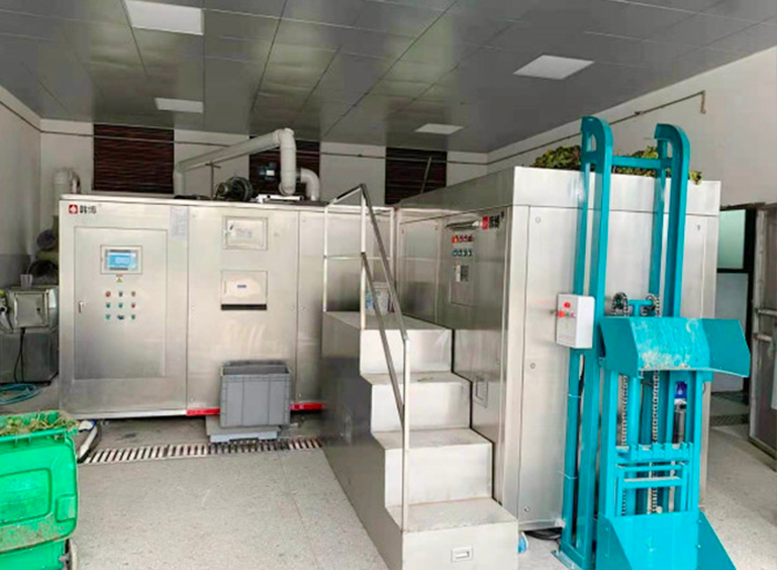 Food waste treatment plant begins commissioning and operation